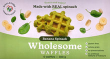 Load image into Gallery viewer, Banana Spinach Waffles